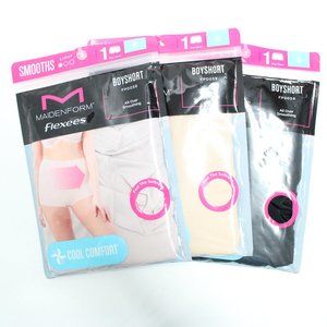 3 Pair Maidenform Flexees Small Boyshort